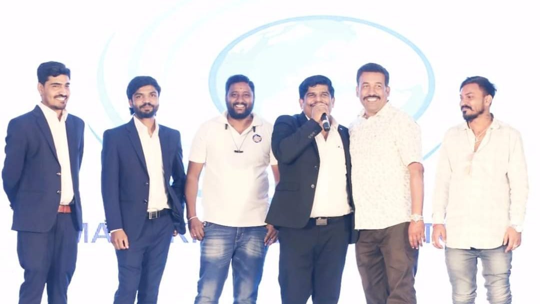 Mars Kinetek team on stage